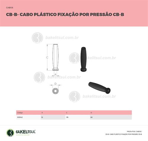 CABO PLÁSTICO FIXAÇÃO POR PRESSÃO CB-B 00042 