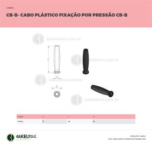 CABO PLÁSTICO FIXAÇÃO POR PRESSÃO CB-B 00042 