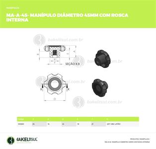 MANÍPULO 43MM ROSCA INTERNA 00060 