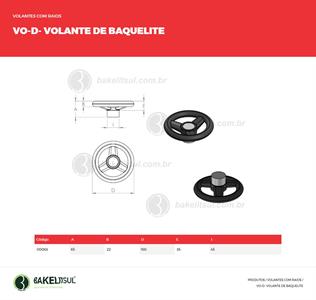 VOLANTE DE BAQUELITE VO-D 00063 