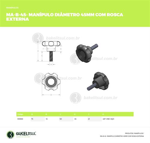 MANÍPULO 43MM ROSCA EXTERNA 00068 F3 00303 