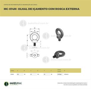 OLHAL DE IÇAMENTO COM ROSCA EXTERNA MC-014M 00935 