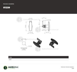 FECHO LINGUETA MAÇANETA T FC-O2B 01239 
