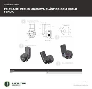 FECHO LINGUETA PLÁSTICO FENDA FC-G1 01241 