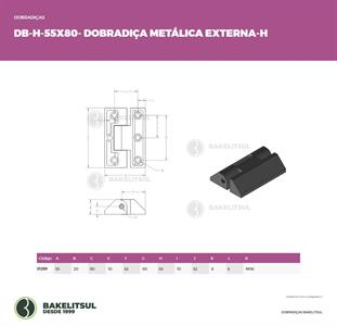DOBRADIÇA METÁLICA DB-H 01289 