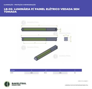 LUMINÁRIA PARA PAINEL ELÉTRICO LB-D2 01331 