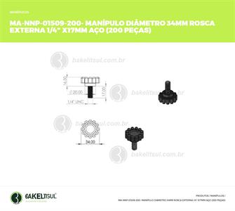 MANÍPULO 34MM ROSCA EXTERNA 01509 