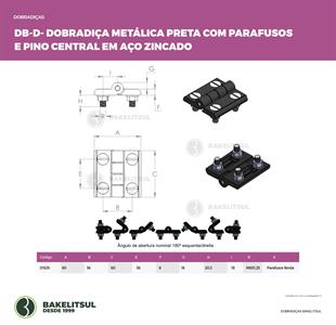 DOBRADIÇA METÁLICA DB-D 01529 F3 06374 