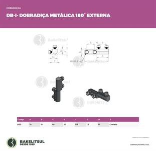 DOBRADIÇA METÁLICA DB-I 01531 