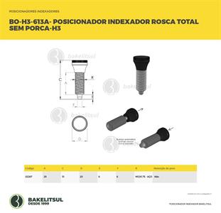 POSICIONADOR INDEXADOR H3 ROSCA TOTAL SEM PORCA 02267 