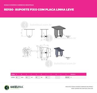 SUPORTE FIXO PLACA LINHA LEVE  02790 
