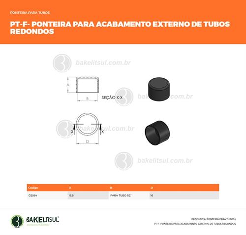 PONTEIRA EXTERNA REDONDA 02864 