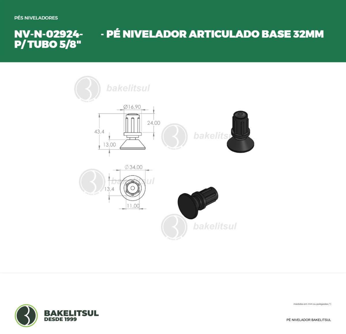 Clique aqui para visualizar a imagem técnica NV-NIVELADOR-PP-N-SR- 32-00-00-PSR-P/TUBO 3/4" PAREDE0,9A1,60 Clique aqui para visualizar a imagem técnica NV-NIVELADOR-PP-N-SR- 32-00-00-PSR-P/TUBO 3/4" PAREDE0,9A1,60