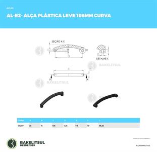 ALÇA PLÁSTICA LEVE 03207 