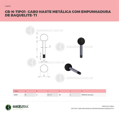 CABO ALAVANCA CB-N-T1 03218 