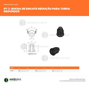 BUCHA DE ENGATE REDUÇÃO TUBOS REDONDOS 03268 
