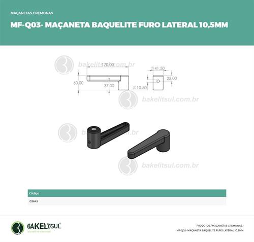 MAÇANETA DE BAQUELITE MF-Q03 30% off 03643 