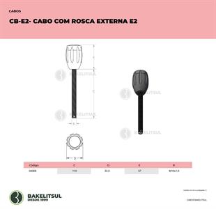 CABO COM ROSCA EXTERNA CB-E2 04068 