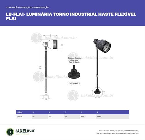 LUMINÁRIA FLEXÍVEL PARA TORNO LB-FLA1 04359 