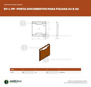 PORTA DOCUMENTOS TAMANHO A4 04471 