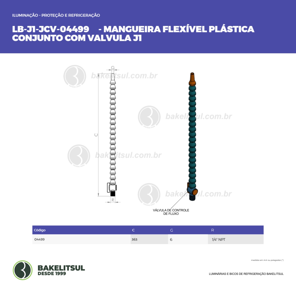 Clique aqui para visualizar a imagem técnica LB-BICO REFRIGERACAO-PP-JPCV-EX-1/4NPT-300-00-RMT-JG BAS C/VALV BICO REDONDO Clique aqui para visualizar a imagem técnica LB-BICO REFRIGERACAO-PP-JPCV-EX-1/4NPT-300-00-RMT-JG BAS C/VALV BICO REDONDO