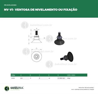 VENTOSA DE NIVELAMENTO OU FIXAÇÃO 04593 