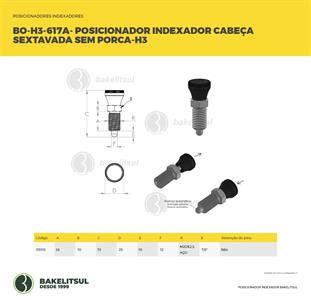 POSICIONADOR INDEXADOR H3 SEXTAVADO SEM PORCA 05110 