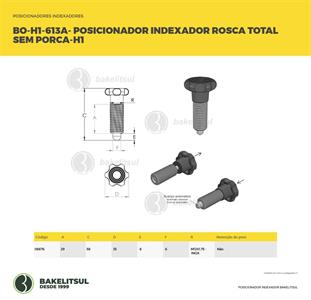 POSICIONADOR INDEXADOR H1 ROSCA TOTAL SEM PORCA 06676 