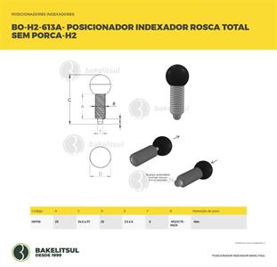 POSICIONADOR INDEXADOR H2 ROSCA TOTAL SEM PORCA 06708 