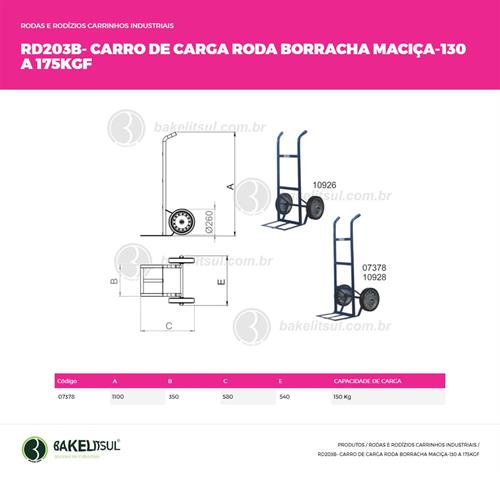 RD-RODAS E RODIZIOS - carrinhos 07378 