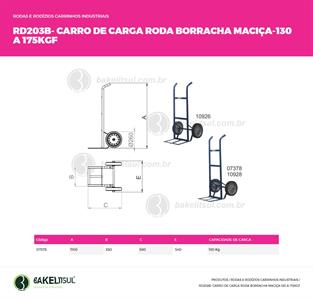 RD-RODAS E RODIZIOS - carrinhos 07378 