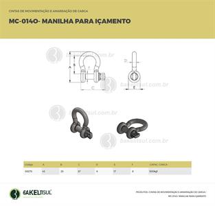 MANILHA DE IÇAMENTO MC-014O 08273 