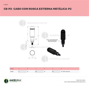 CABO FIXO ROSCA EXTERNA CB-P2 08359 F3 04765 