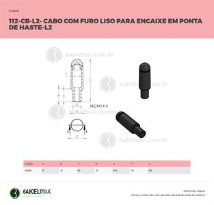 CABO PLÁSTICO FIXAÇÃO POR PRESSÃO CB-L2 08381 F3 04791 