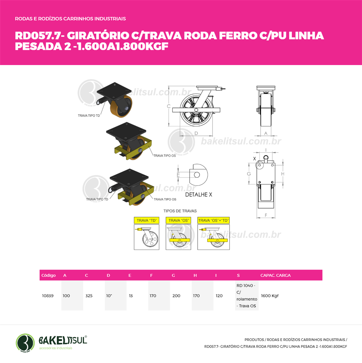 Clique aqui para visualizar a imagem técnica RD-RODIZIOS-FFPU-GPLP1T-1040-170X200-00-RAC-ROLAM/TRAVA-TP30 Clique aqui para visualizar a imagem técnica RD-RODIZIOS-FFPU-GPLP1T-1040-170X200-00-RAC-ROLAM/TRAVA-TP30