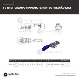 GRAMPO TENSOR DE PRESSÃO TIPO EMA FC-KTE1 10956 
