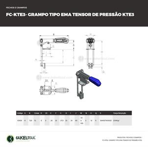 GRAMPO TENSOR DE PRESSÃO TIPO EMA FC-KTE3 10959 
