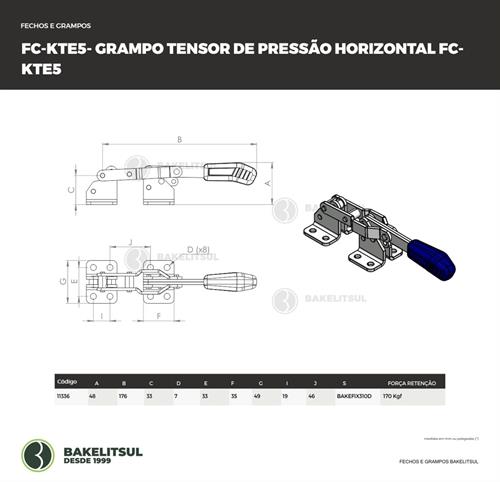 GRAMPO TENSOR DE PRESSÃO TIPO EMA FC-KTE5 11336 