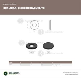 BAQUELITE PRENSADO DISCO MP-DB 11355 
