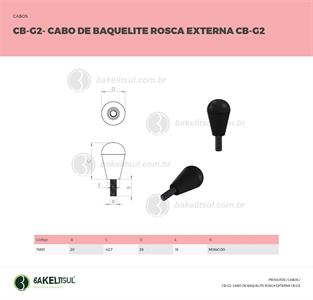 CABO DE BAQUELITE ROSCA EXTERNA CB-G2 11801 