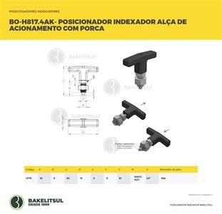 POSICIONADOR INDEXADOR H817.4A ALÇA T COM PORCA 12179 F3 09251 