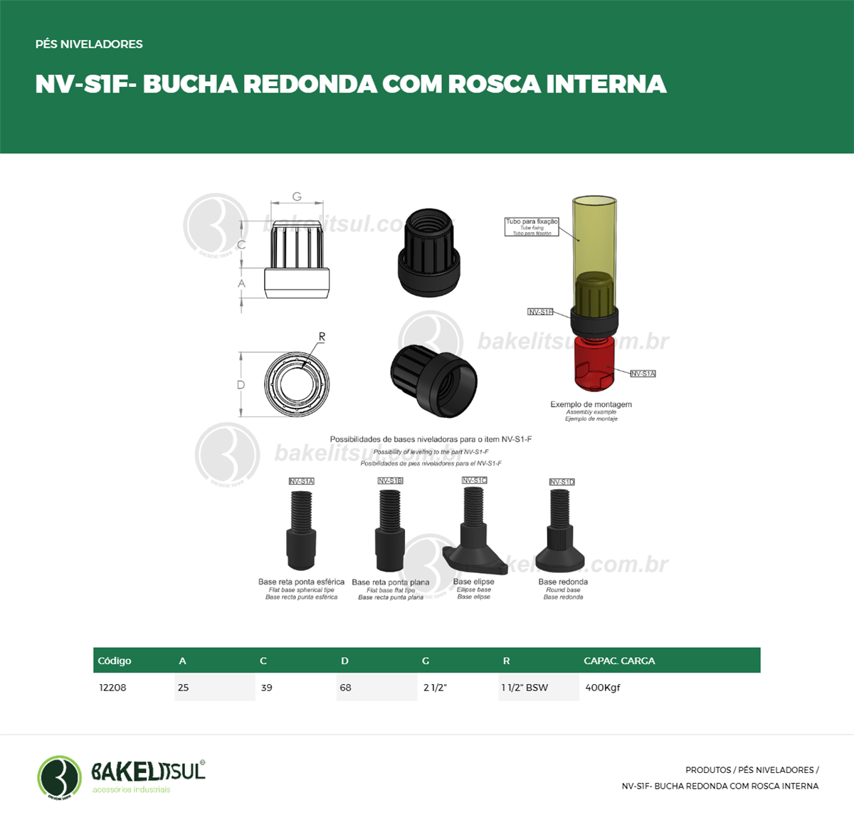 Clique aqui para visualizar a imagem técnica NV-NIVELADOR-PA-S1-IN- 68-1.1/2-00-RMT- P/ TUBO REDON 2.1/2 Clique aqui para visualizar a imagem técnica NV-NIVELADOR-PA-S1-IN- 68-1.1/2-00-RMT- P/ TUBO REDON 2.1/2