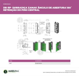 DOBRADIÇA METÁLICA DB-RP 12237 