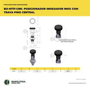 POSICIONADOR INDEXADOR H717-CNK INOX COM TRAVA  12555 