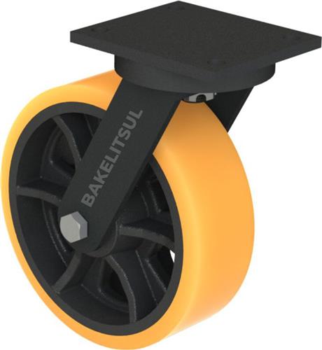  RODÍZIO GIRATÓRIO PLACA LINHA PESADA 1 - 1600 A 1800KGF FFPU-GPLP1 08968 