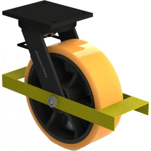 RODÍZIO GIRATÓRIO PLACA LINHA PESADA 1 TRAVA 1600 A 1800KGF FFPU-GPLP1T 10839 