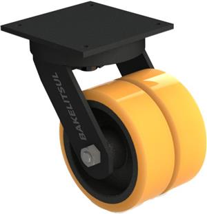 RODÍZIO GIRATÓRIO PLACA LINHA PESADA 2 - 2000 A 2800KGF FFPU-GPLP2 10849 