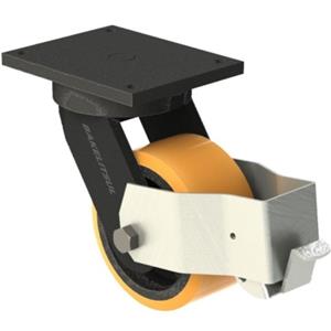 RODÍZIO GIRATÓRIO PLACA LINHA PESADA TRAVA 1000 A 1400KGF FFPU-GPLPT 10821