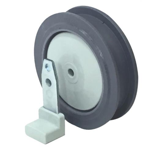 RODA PU PLÁSTICA ESTEIRA ROLANTE 100 A 150KGF  10808 