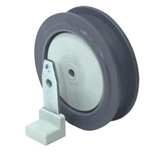 RODA PU PLÁSTICA ESTEIRA ROLANTE 100 A 150KGF  10808 